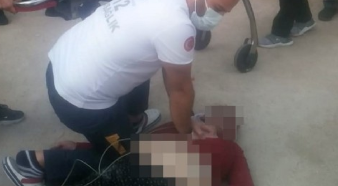 Poliklinik önünde ambulans bekleyen yaralı kadın hayatını kaybetti!